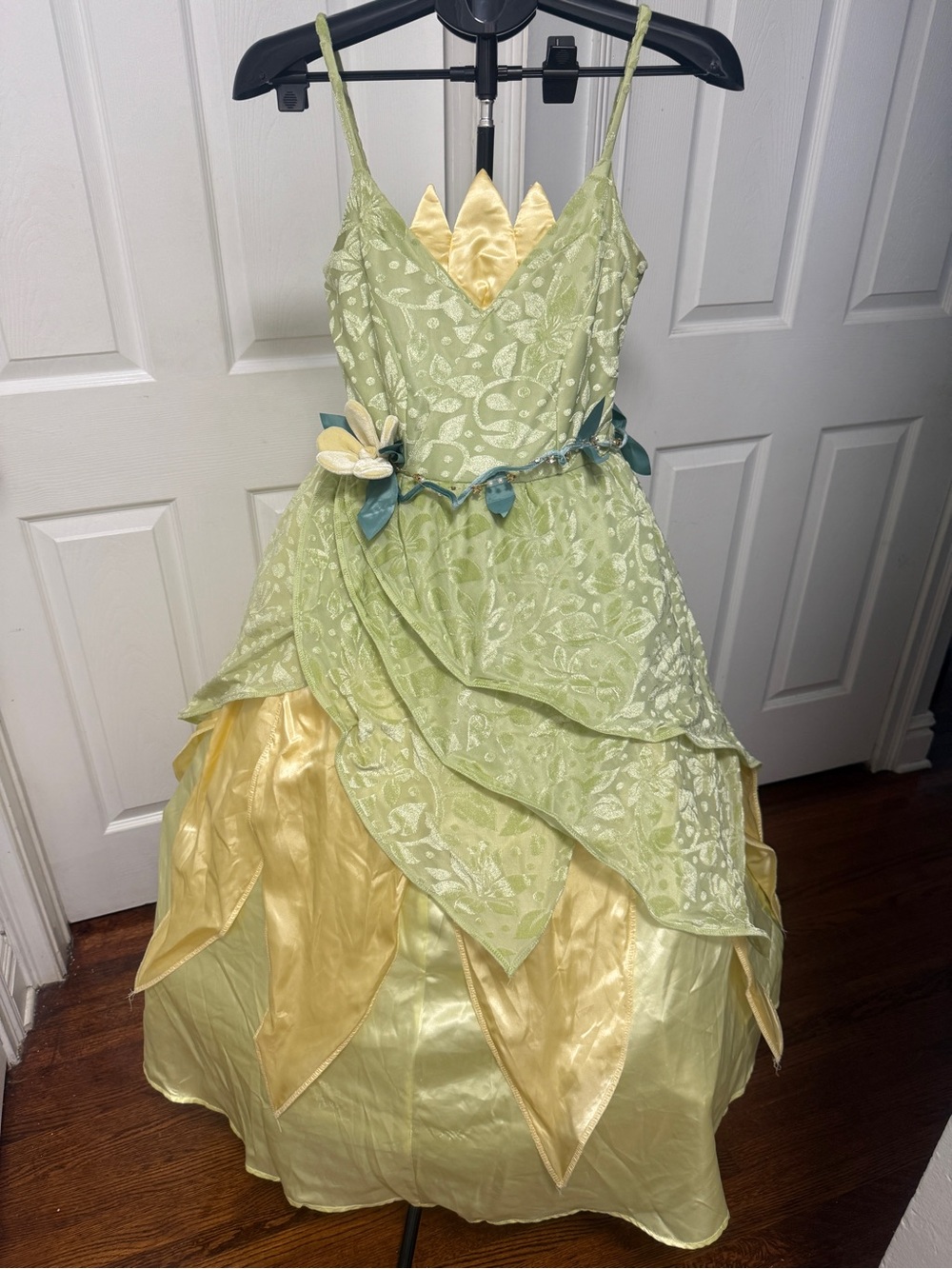 Disney Light Green and Yellow Princess Costume Dress